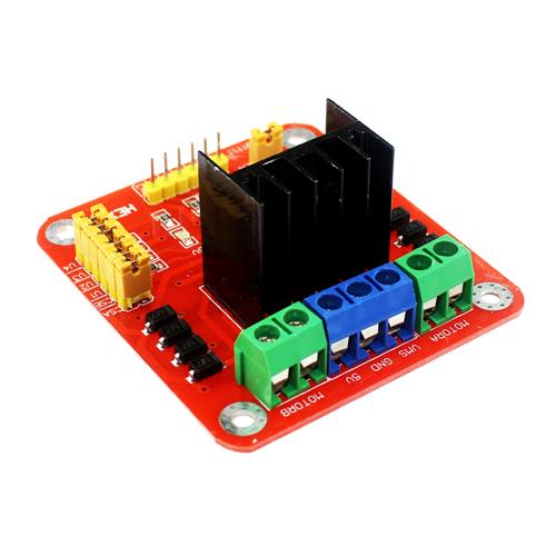 L298N Dual H tilta DC Stepper mehānisko transportlīdzekļu vadītāja valdes